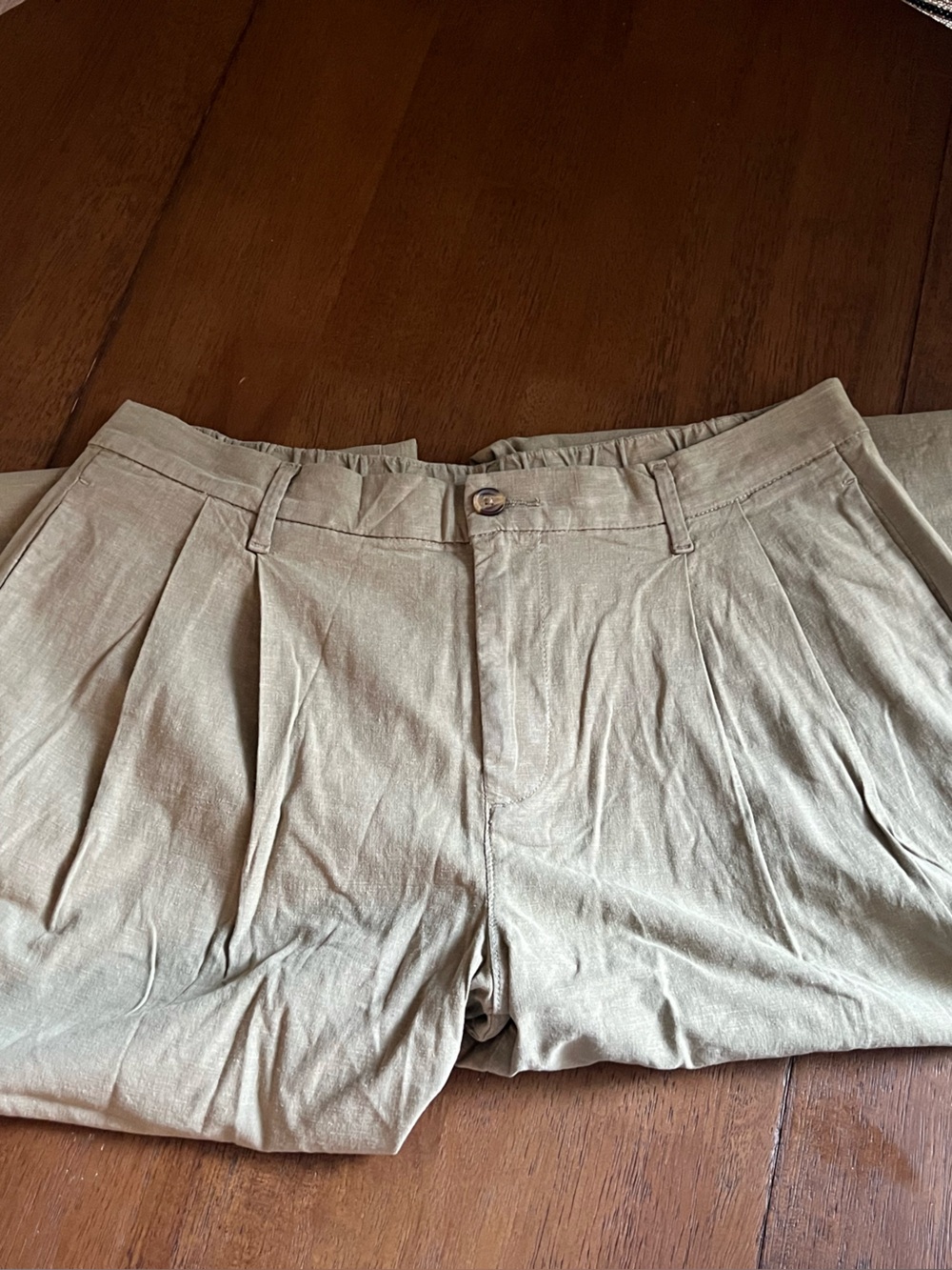AE Low-Rise Linen-Blend Trouser - Picture 3 of 5